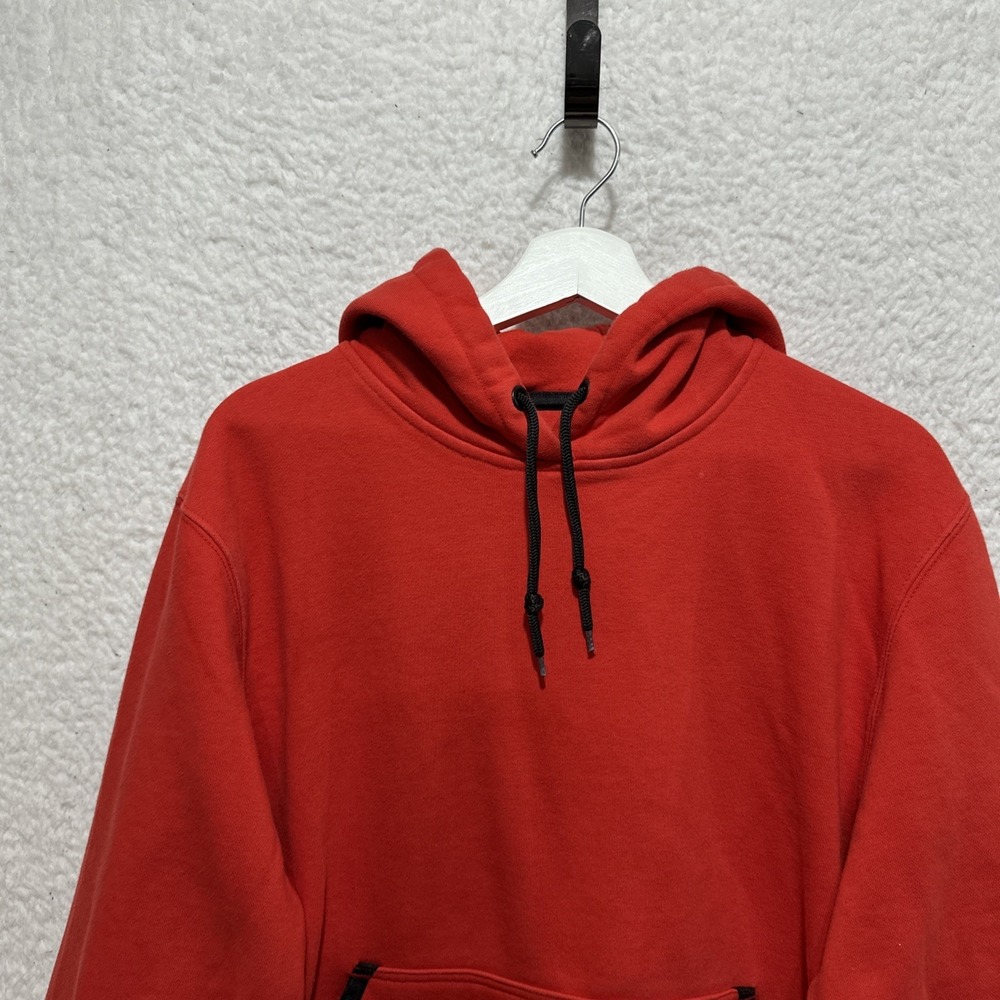 Milwaukee 350 Heavy Duty Men's S Red Pullover Hoodie Drawstring Pocket Logo - Picture 4 of 8